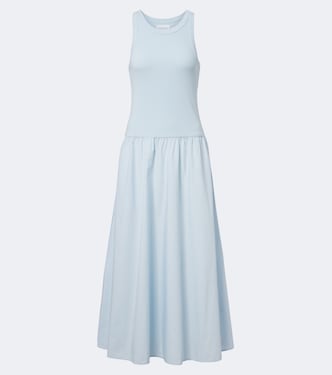 Robe midi Romilly en coton mélangé | Velvet