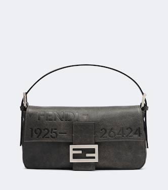 Baguette Biker Small leather shoulder bag | Fendi