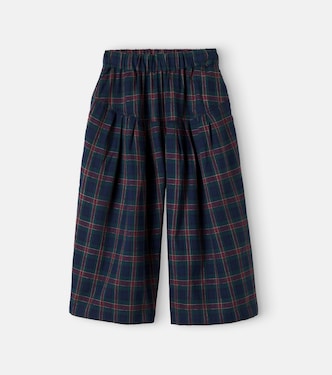 Yusu checked cotton pants | C'era Una Volta
