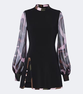 Iride cady and creponne minidress | Pucci
