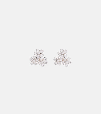 Violet crystal-embellished earrings | Jennifer Behr