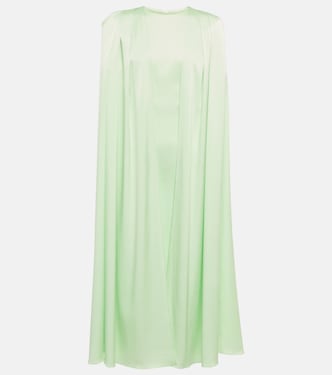 Beckett satin crêpe midi dress | Alex Perry