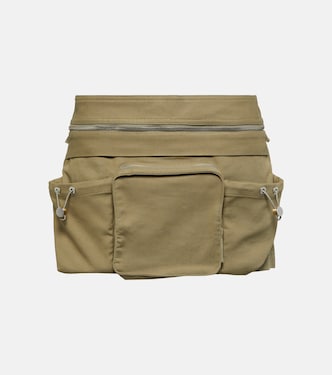 Minifalda de algodón con riñonera | Dion Lee