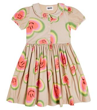 Cady printed poplin dress | Molo