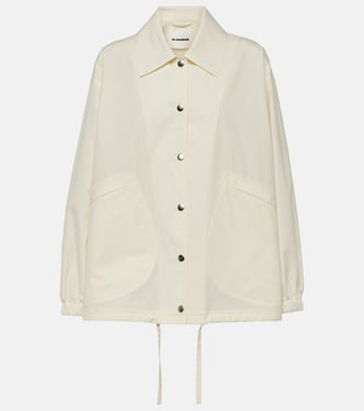 Logo cotton shirt jacket | Jil Sander