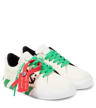 Low Vulcanized leather sneakers | Off-White Kids
