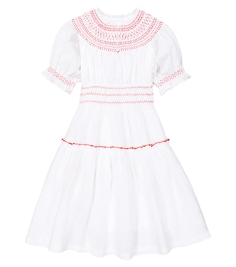 Evelina embroidered cotton dress | C'era Una Volta