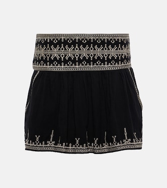 Minifalda Picadilia de algodón bordada | Marant Etoile