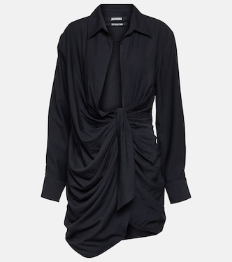 La Robe Bahia plunge-neck minidress | Jacquemus