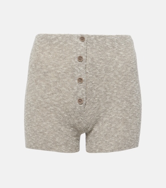 Knitted linen and cotton shorts | Magda Butrym