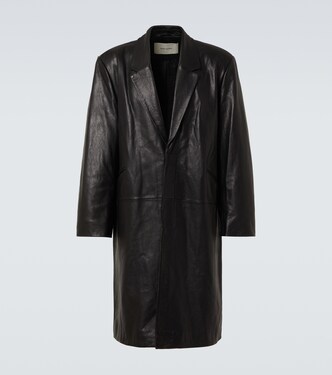 Oversized leather coat | Entire Studios