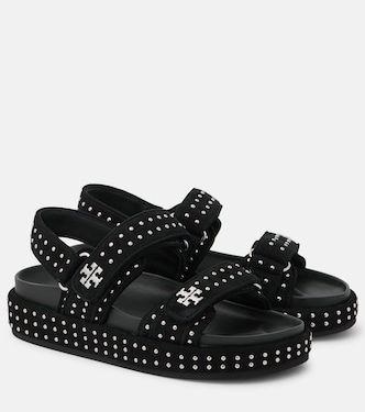 Kira Stud suede sandals | Tory Burch