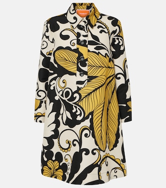 Artemis floral wool-blend minidress | La DoubleJ