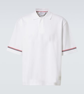 Polohemd RWB Stripe aus Baumwolle | Thom Browne