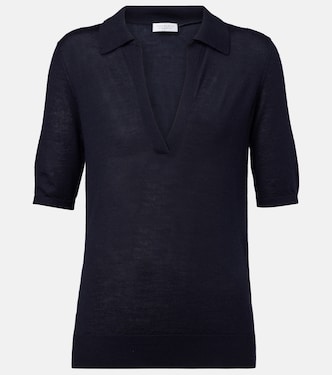 Frank cashmere and silk polo shirt | Gabriela Hearst