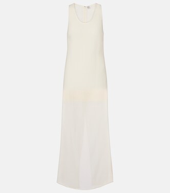 Cotton and silk maxi dress | Toteme