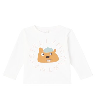 Baby Bedrucktes Top aus Baumwoll-Jersey | Stella McCartney Kids