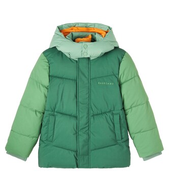 Colorblocked puffer jacket | Roarsome