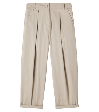 Cotton-blend gabardine pants | Moncler Enfant