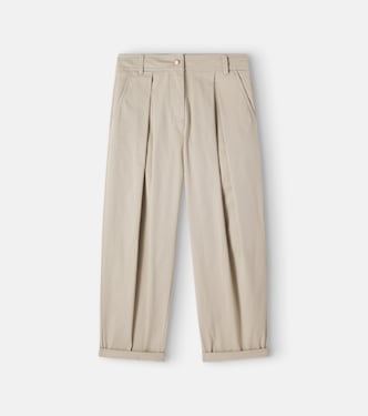 Cotton-blend gabardine pants | Moncler Enfant