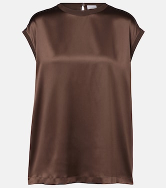 Top aus Satin | Brunello Cucinelli