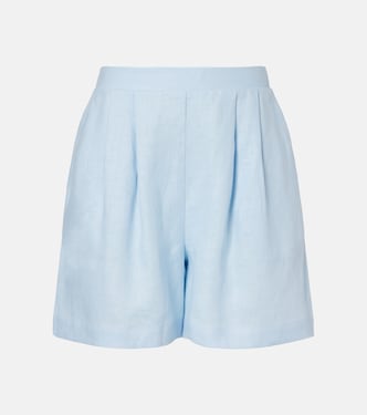 Dallas linen shorts | Asceno