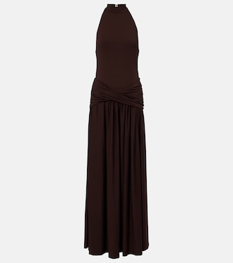 Zoya halterneck maxi dress | Bananhot