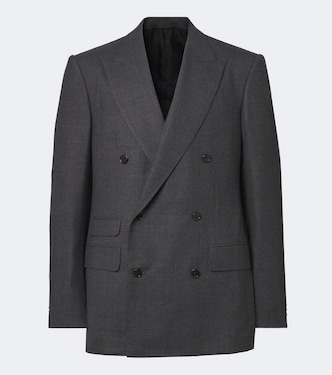 Double-breasted wool and cashmere blazer | Dunhill