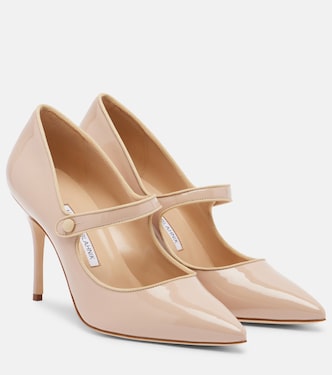Campari patent leather Mary Jane pumps | Manolo Blahnik