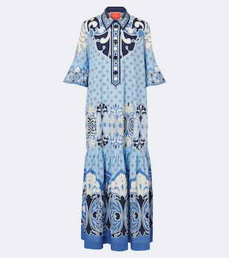 Artemis printed cotton poplin maxi dress | La DoubleJ