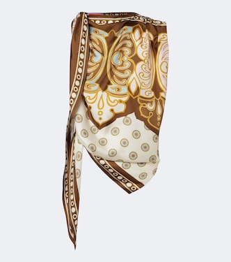 Full-On printed silk twill top | La DoubleJ