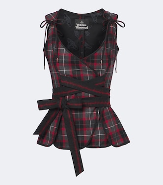 Roxy tartan wool top | Vivienne Westwood
