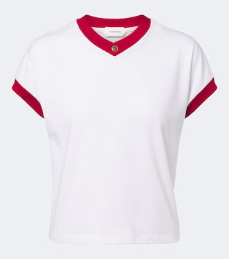 Medusa cotton-blend jersey T-shirt | Versace