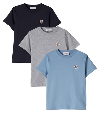 Set of 3 cotton jersey T-shirts | Moncler Enfant