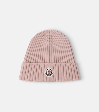 Logo virgin wool beanie | Moncler Enfant
