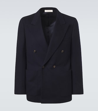 William double-breasted cashmere blazer | Umit Benan
