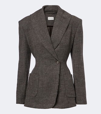 Blazer doppiopetto in misto lana e cashmere | Magda Butrym