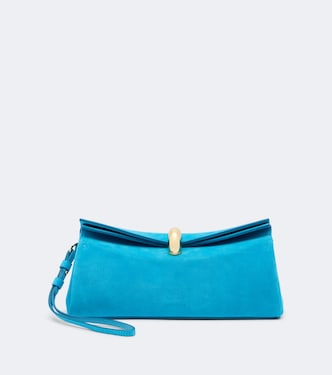 Valérie croc-effect leather clutch | Jacquemus