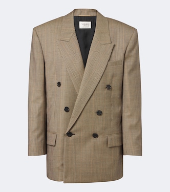 Prince of Wales check wool blazer | Saint Laurent