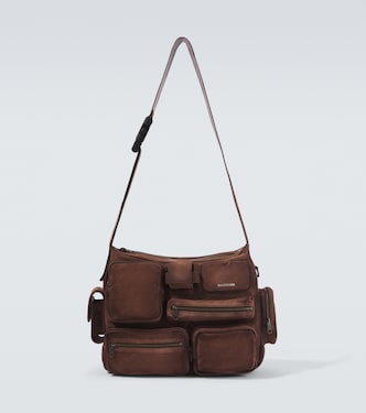 Superbusy suede messenger bag | Balenciaga