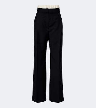 Wool and mohair wide-leg pants | Róhe