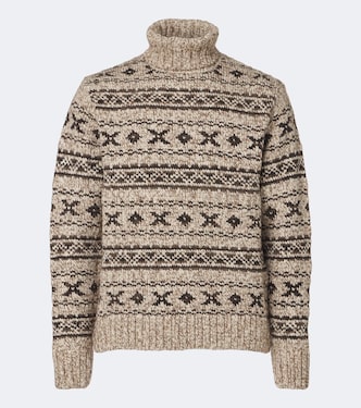 Rollkragenpullover aus einem Wollgemisch | RRL