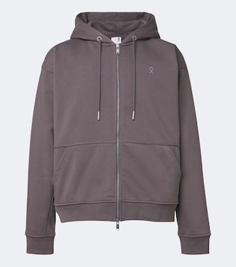 Club Collective cotton-blend zip-up hoodie | On