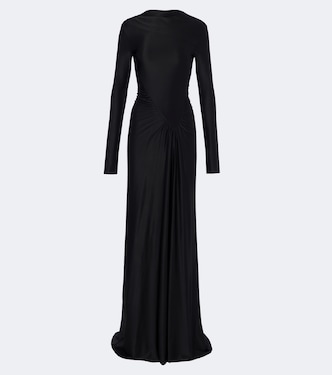 Gathered jersey gown | Victoria Beckham