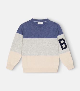 Striped cashmere sweater | Brunello Cucinelli Kids