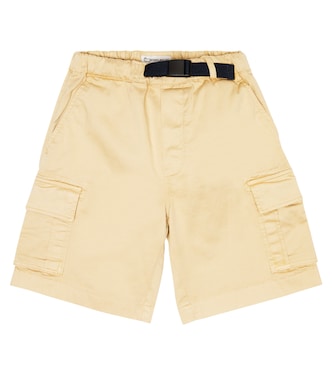 Belted cargo cotton shorts | Woolrich Kids