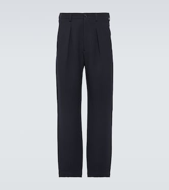 Wool straight pants | Giorgio Armani