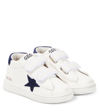Baby Sneakers June aus Leder und Veloursleder | Golden Goose Kids