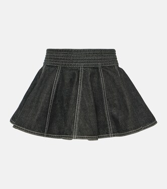 Peplum denim skirt belt | Alaïa
