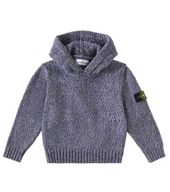 Compass mélange sweater | Stone Island Junior